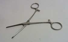 Arterienklemme gerade, Klemme, Arterie, nach Pean, 140mm, 1/2 Zähne