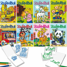 8 Zauberblöckchen + Stifte Malbuch Mitgebsel Kinder Kindergeburtstag Lutz Mauder