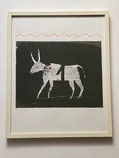 Stier Lithographie Limitierte Auflage signiert