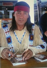 Erol Sander signiert Winnetou