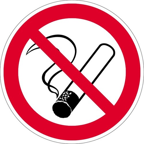Schild rauchen verboten - rauchen,