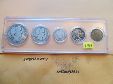 1913 Silber Geburt Jahr Set 5