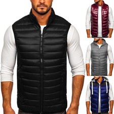 Weste Übergangs Bodywarmer Jacke Steppweste Basic Sport Herren Mix BOLF Ärmellos