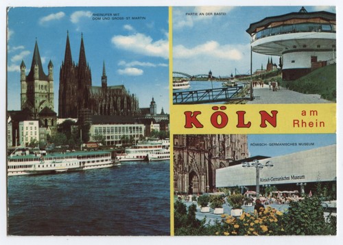 Köln dom und groß - ak,