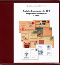 DDR Katalog Amtliche Ganzsachen mit Zudrucken 2024, 3. Auflage 676 Seiten