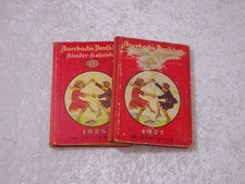 8bdfW6 - 2 x antiker Auerbach´s Deutscher Kinder -Kalender - Vintage 1927/28