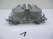 Piko Staubsilowagen,Zementsilowagen(Nr.1) gealtert,neue  Räder DR 1:87 H0 DC