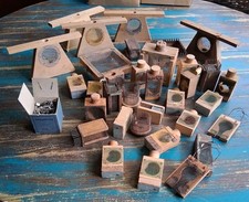 alte Königinnen-Zusetzkäfig Holz Bienen Königin Zuchtkäfig Imkerbedarf