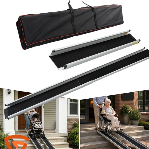 Paar rollstuhlrampe alu - rollstuhlrampe,