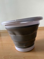 10L großer zusammen klappbarer Camping Eimer