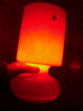 IKEA Lykta Glas Lampe rot