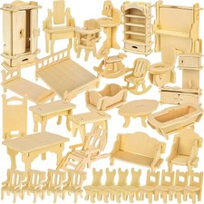 Puppenhaus Möbel 34teilig