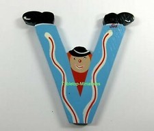 Sevi Holzbuchstabe " V " Clown