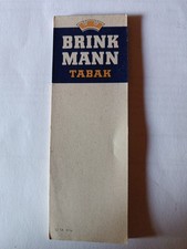 Alter Kaufmannsblock BRINKMANN TABAK Werbung Reklame