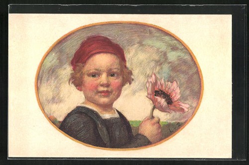 Künstler ludwig von - künstler-ak,