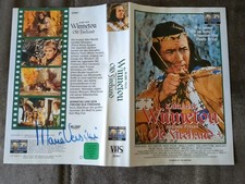Unikat. Winnetou. Old Firehand. Orginales Autogramm. Marie Versini. Film.  VHS