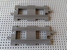 Lego 2 x Duplo Eisenbahn Gleis Schiene gerade 6377 neu dunkelgrau 3772 5544 5608