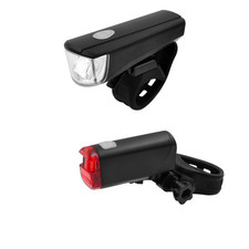 Fahrradbeleuchtung FISCHER Batterie LED-Beleuchtungs-Set 20 Lux Fahrradlicht