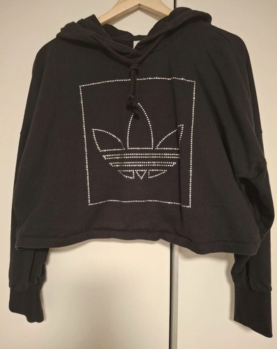 Adidas hoodie pullover cropped - hoodie,