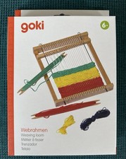 Neu in OVP Goki Webrahmen 58988 Webset mit Rahmen Wolle Garn Schiffchen unbenutz