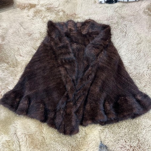 Nerz pelz schal cape - nerz,