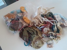 Konvolut Reste Stickgarn Stopfgarn Häkelgarn Wolle Handarbeit Basteln Gobelin
