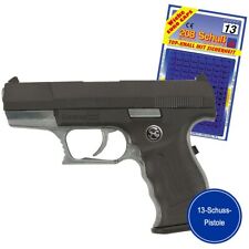 Pistole Eurocop Schwarz Silber