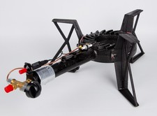 Gazcamp Hockerkocher 7,5 kW – Gaskocher für Camping mit 3 Fuß, 50 mBar, Zündsich