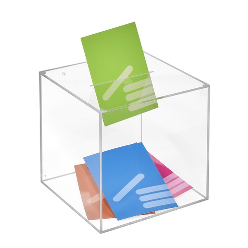 Losbox aus acrylglas - losbox,