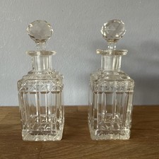 Paar Flakons Kristallglas