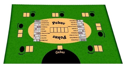 Pokerdecke tischdecke - pokerdecke,