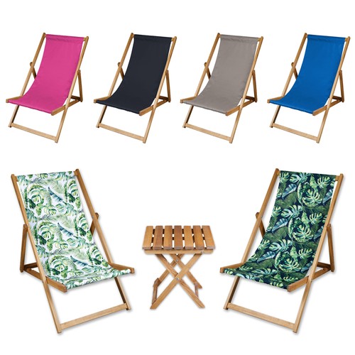 Sonnenliege strandliege holz - strandliege,