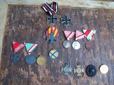 13 Orden Medaillen Preussen Österreich Ungarn WK1 Konvolut EK2 und andere