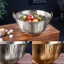 Deko Schale ORIENT - 40cm - FARBWAHL - Metall - Hammerschlag Design - handmade