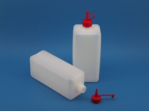 1000ml vierkant kunststoff - 1000ml,
