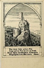 Schloss lichtenstein 1930er - schloss,