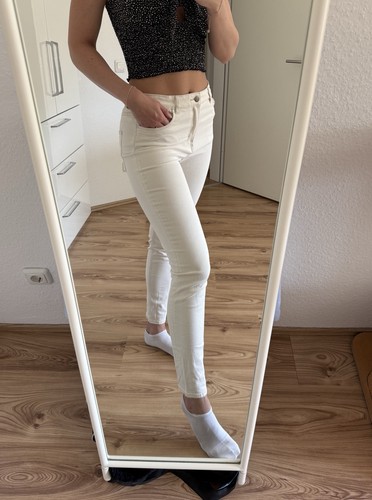 Skinny jeans m weiß - 38,