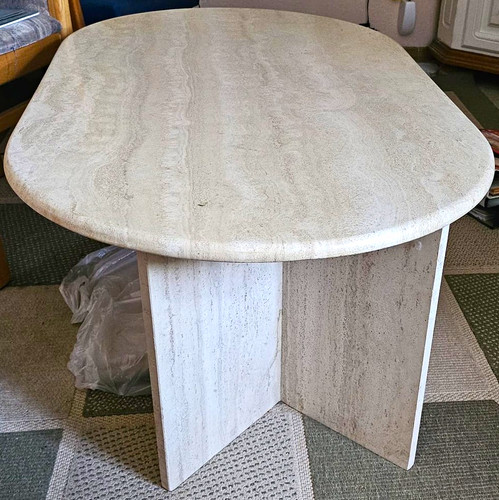 Ovaler couchtisch beige - ovaler,