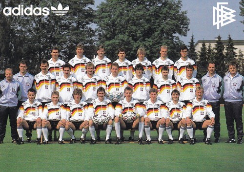 Mannschaftskarte dfb 1990 - mannschaftskarte, ak