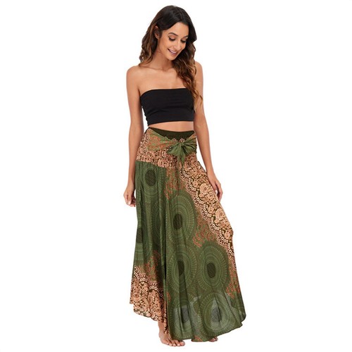 Baumwolle boho maxirock - maxirock, hippie