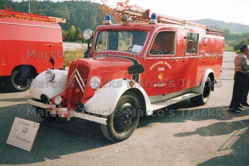 Lkw foto citroën feuerwehr - citroën,