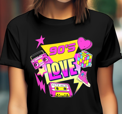 Retro kassette shirt - retro, 90er