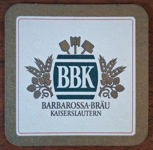Bierdeckel barbarossa bräu - bierdeckel, |