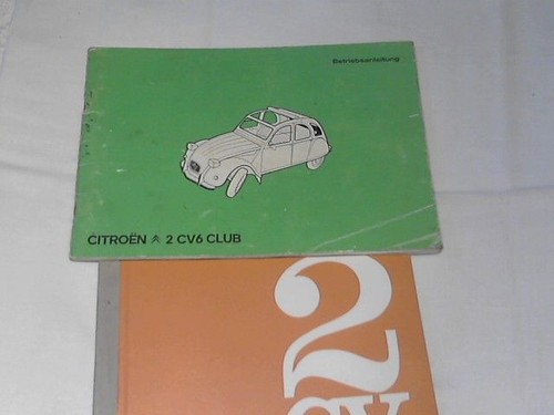 Betriebsanleitung citroen cv - citroen,
