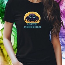 Funshirt spinne mit - spinne, ekelblick