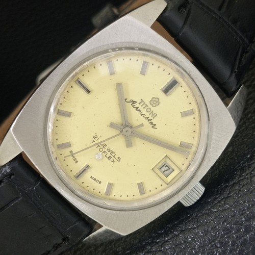 Handaufzug vintage titoni - handaufzug,