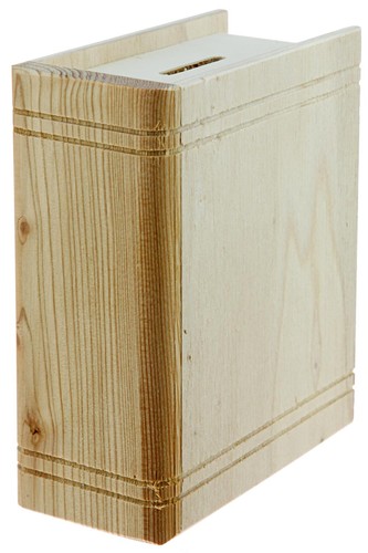 Sparbuch aus holz neutral zum - sparbuch,