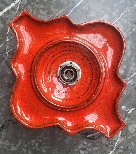 70er jahre retro keramik lampe - 70er,