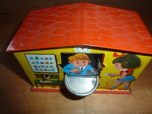 Blech spardose postamt aus den - blech-spardose,