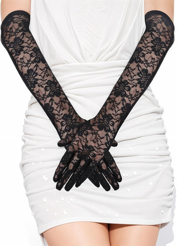 Lange spitze handschuhe damen - spitze,
